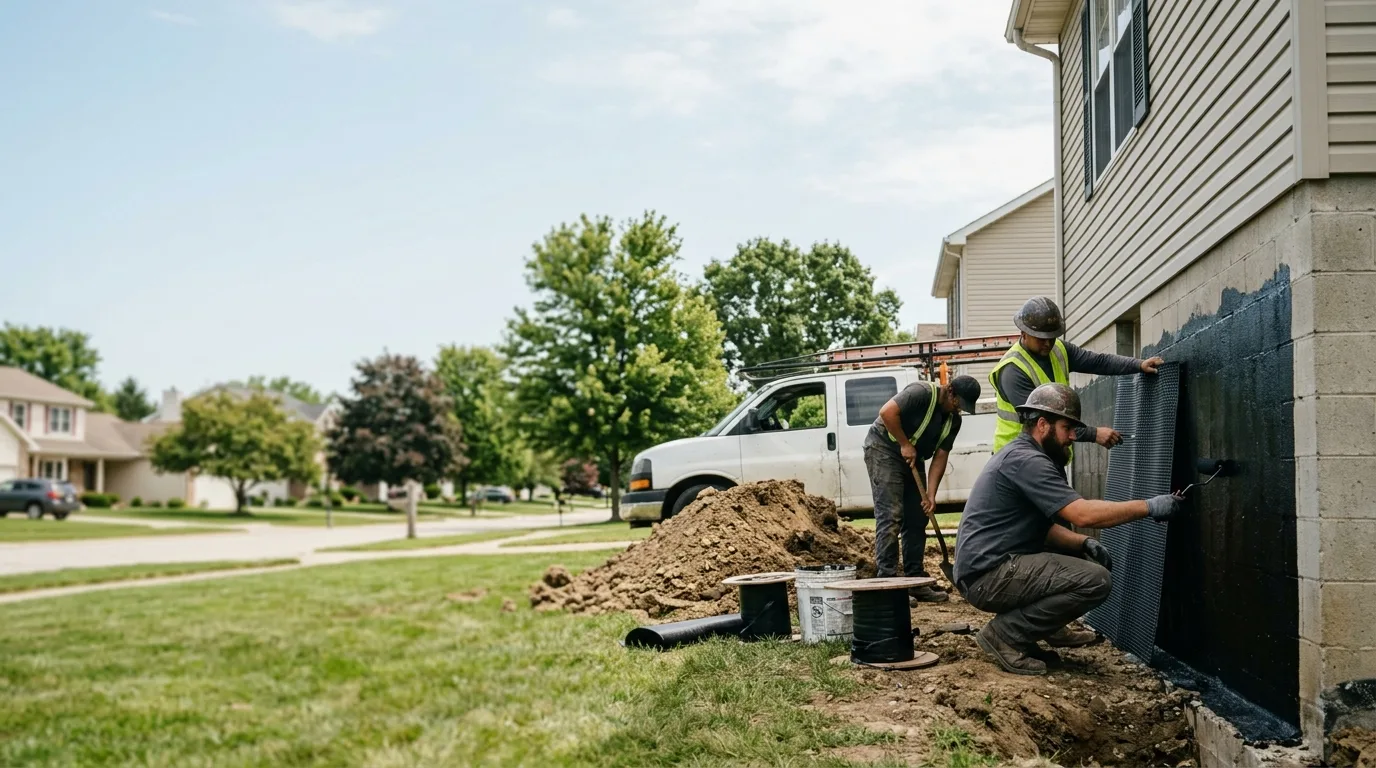 Basement Waterproofing in Pinckneyville, IL near me